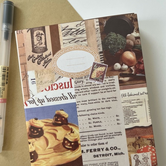 🏷️ aesthetic retro vintage A6 grid notebook - Picture 7 of 13